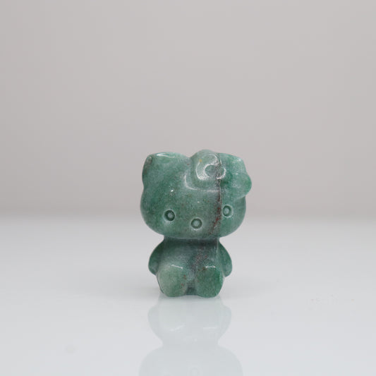 Green Aventurine Hello Kitty