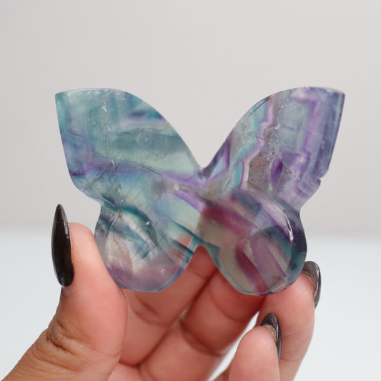Fluorite Butterly 3 *REPAIRED*