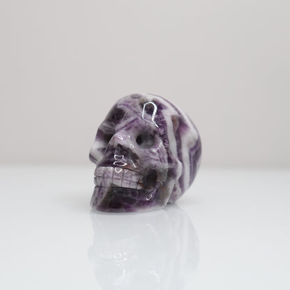 Chevron Amethyst Skull