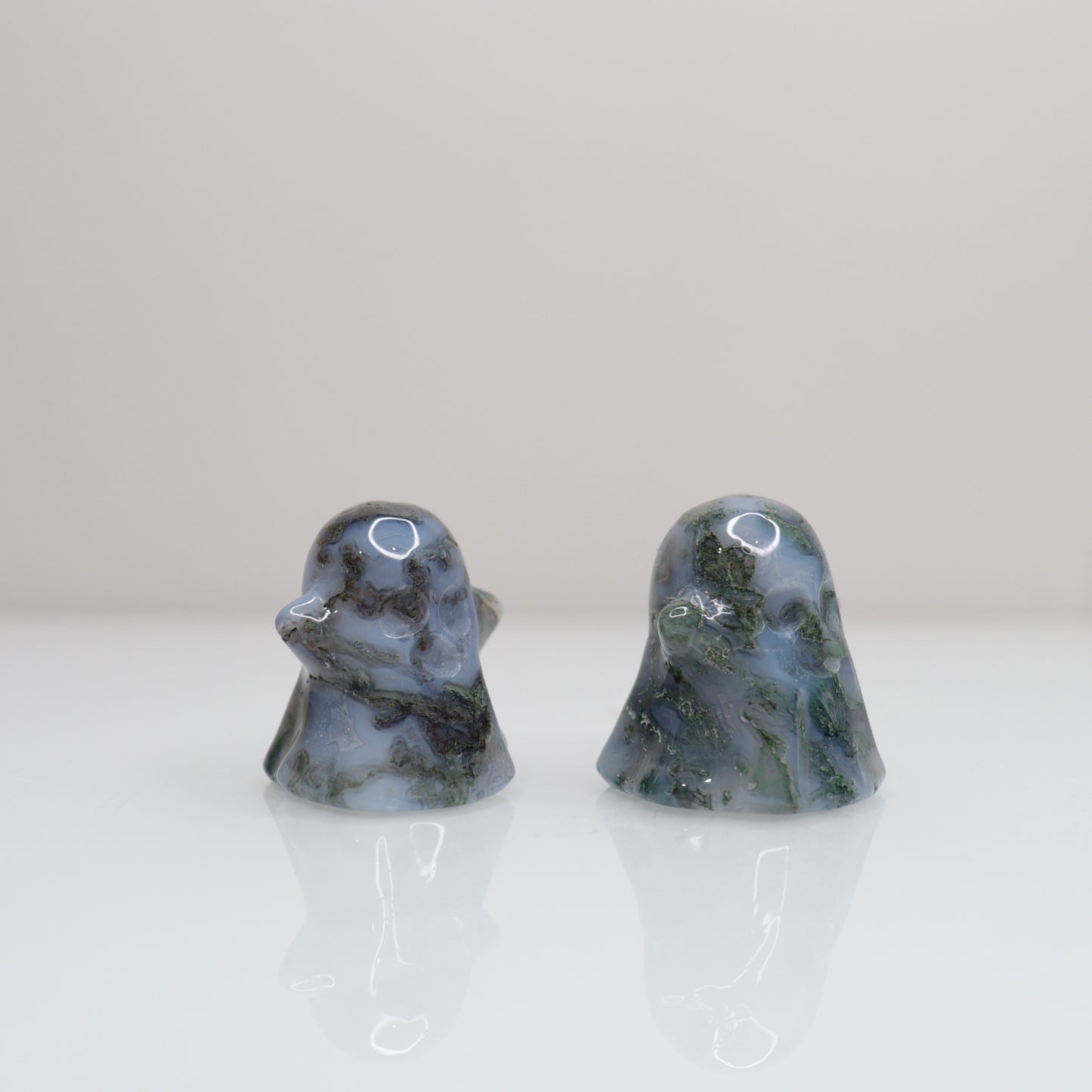 Moss Agate Mini Ghosts | You Choose