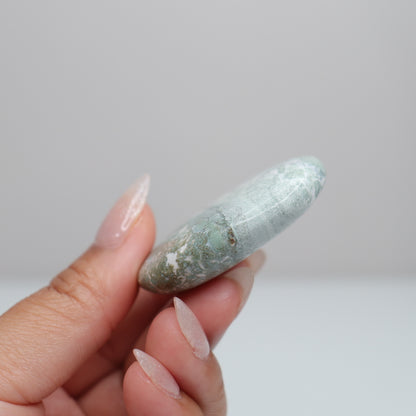 Green Sardonyx Flat Stone | 87