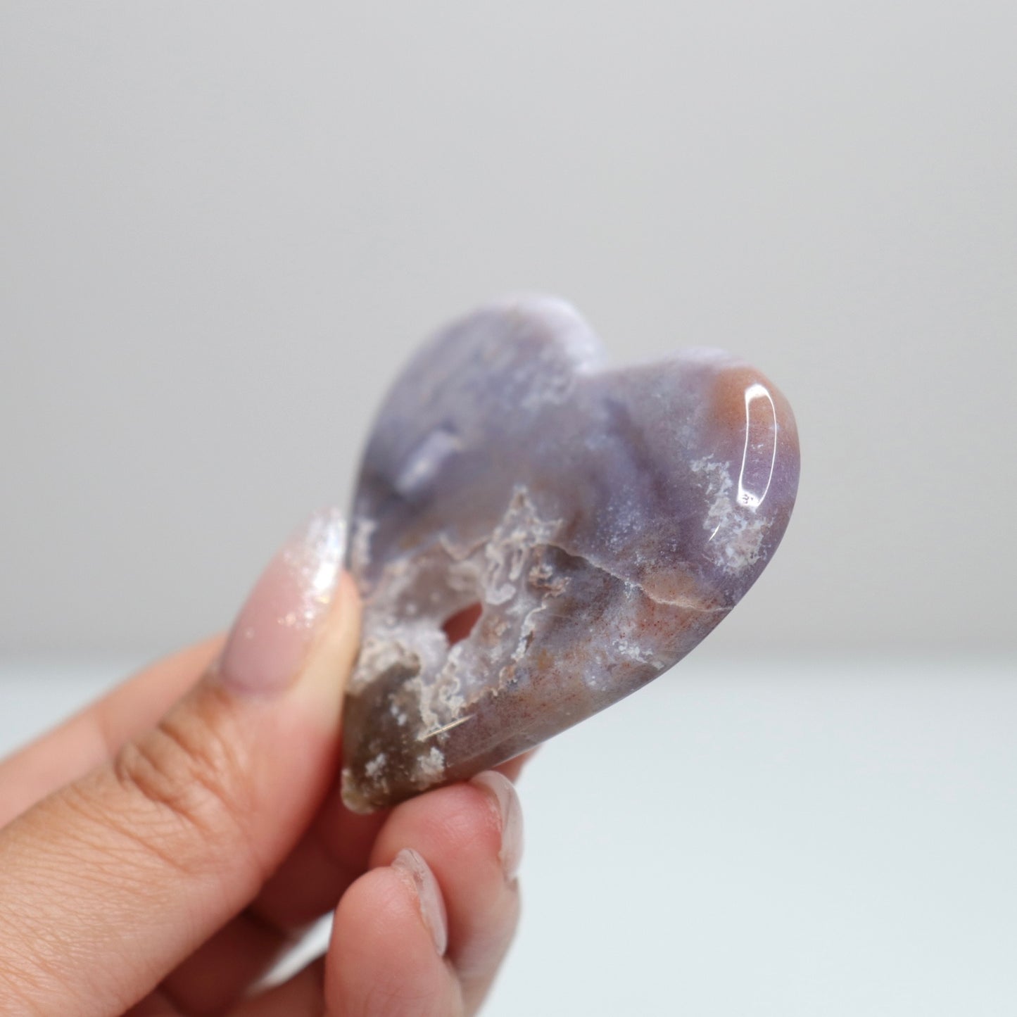 Moss Agate Heart | C