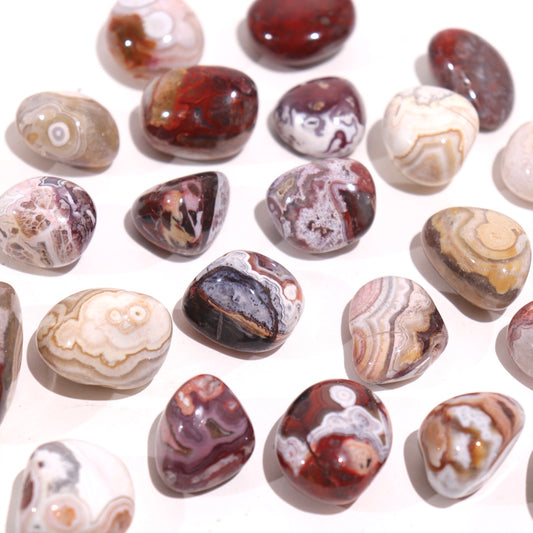 Mexican Lace Agate Tumbles