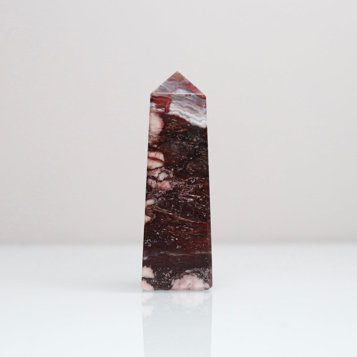Mexican Lace Agate Tower 113