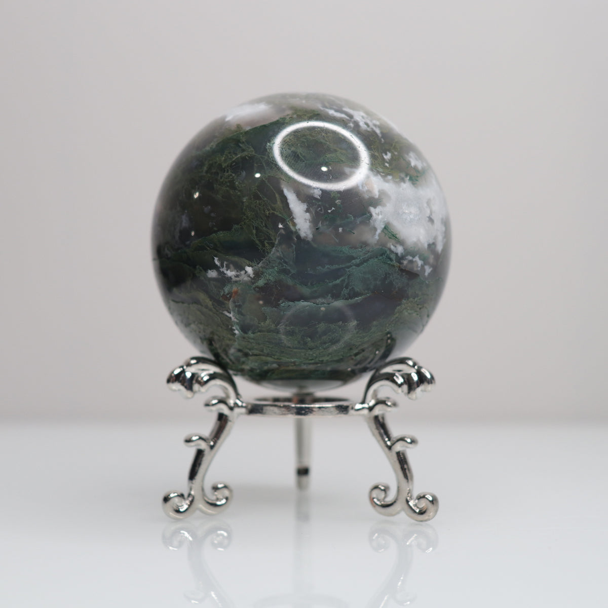 Moss Agate Sphere | 10*