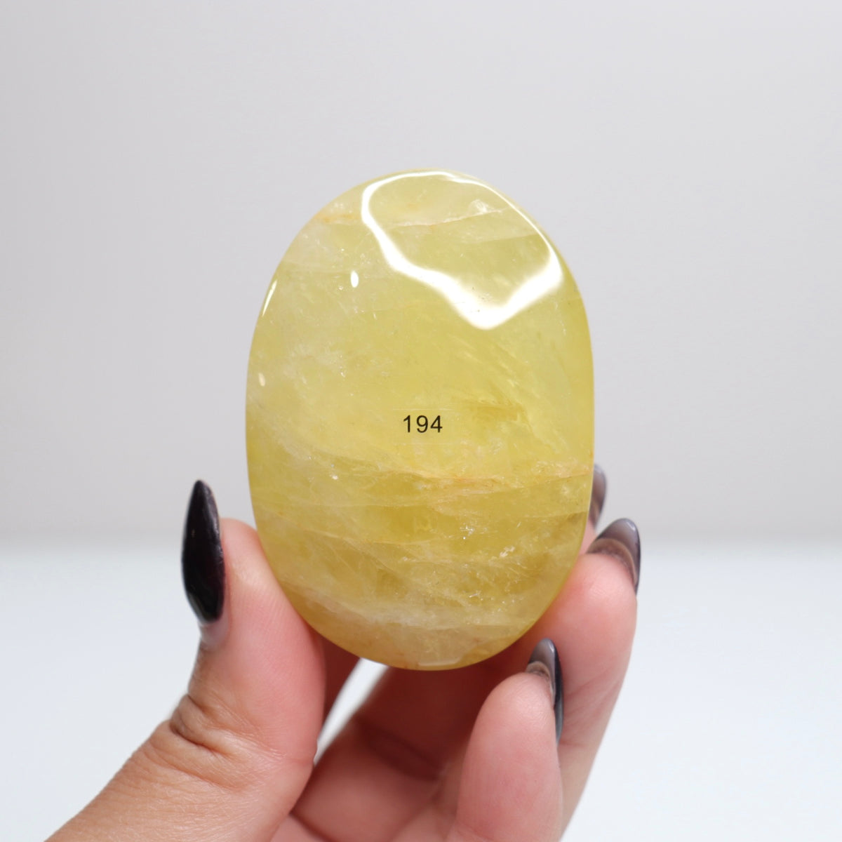 Citrine Palm Stone | 194 HTA