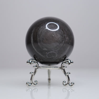 Silver Sheen Obsidian Sphere | 1