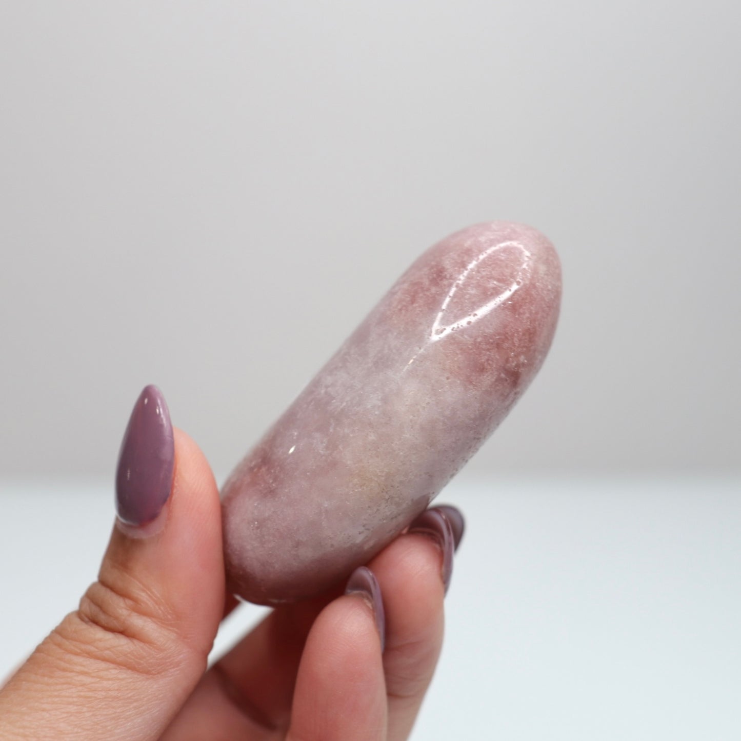Pink Amethyst Palm Stone | 25