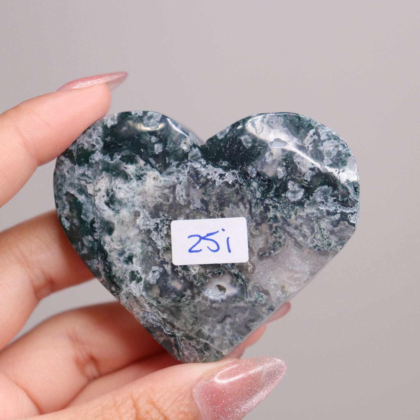 Moss Agate Heart | 28