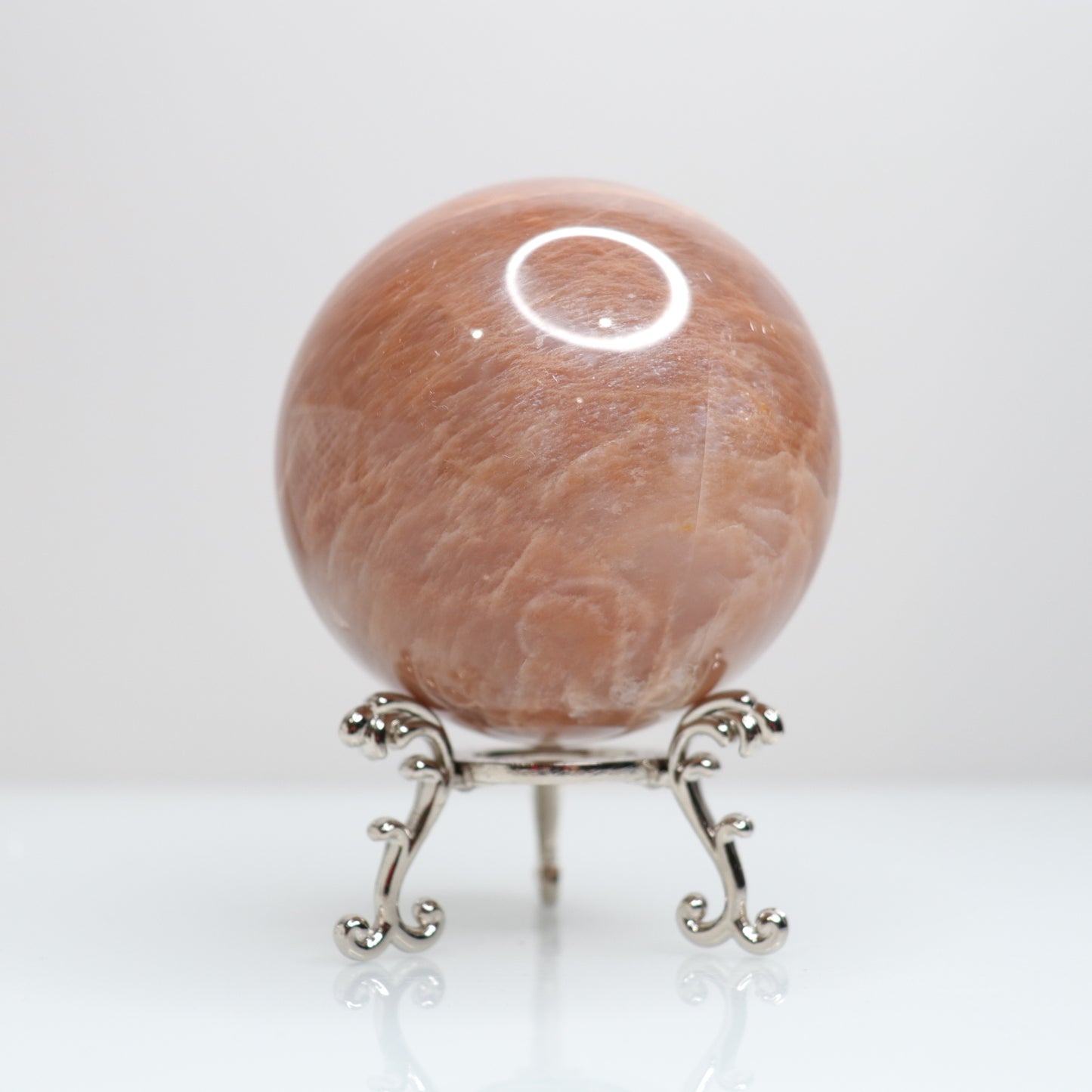 Peach Moonstone Sphere | 57