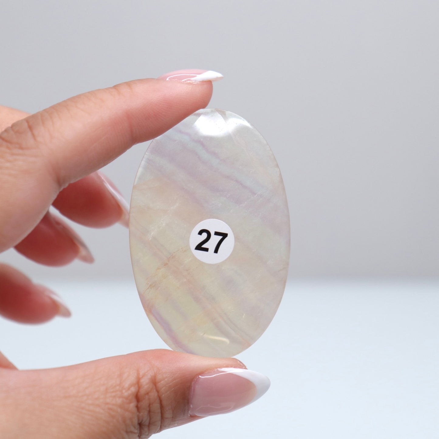 Fluorite Palm Stone | 27
