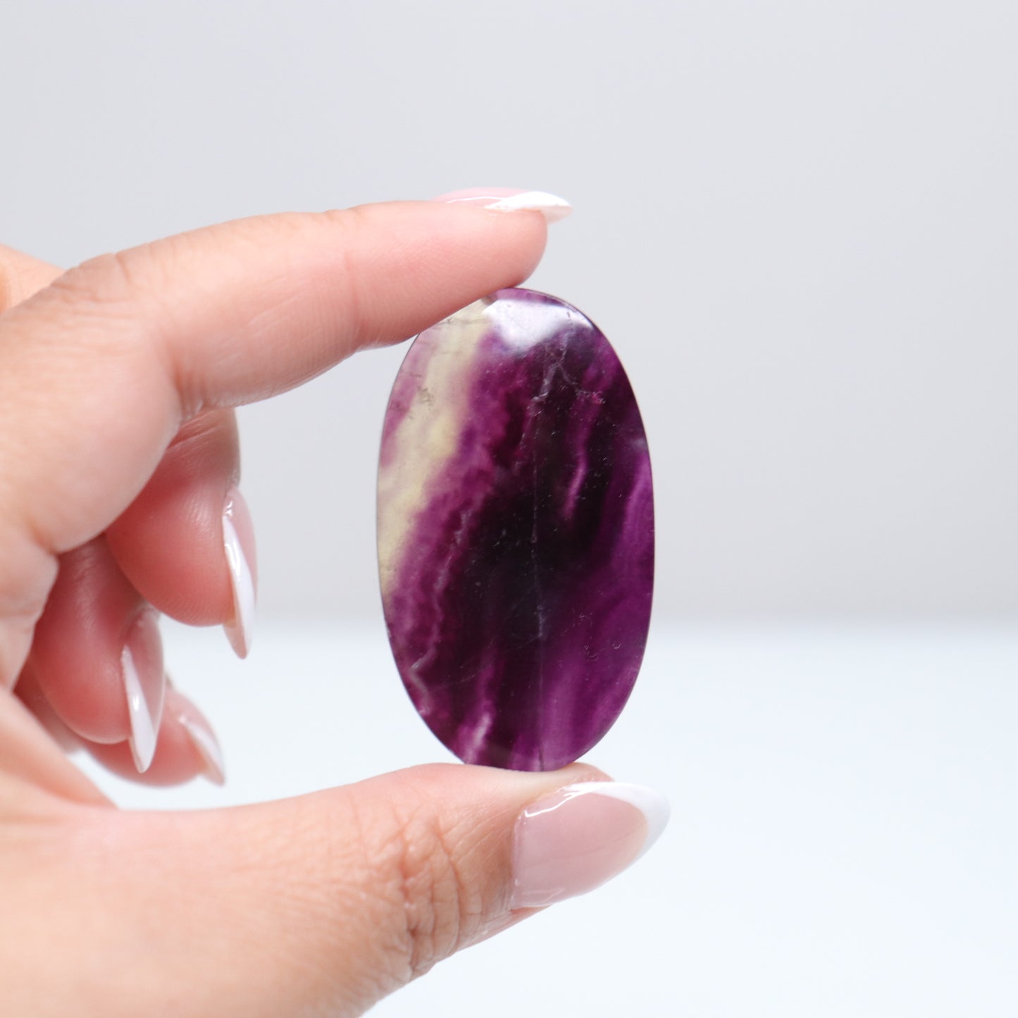 Fluorite Palm Stone | 18