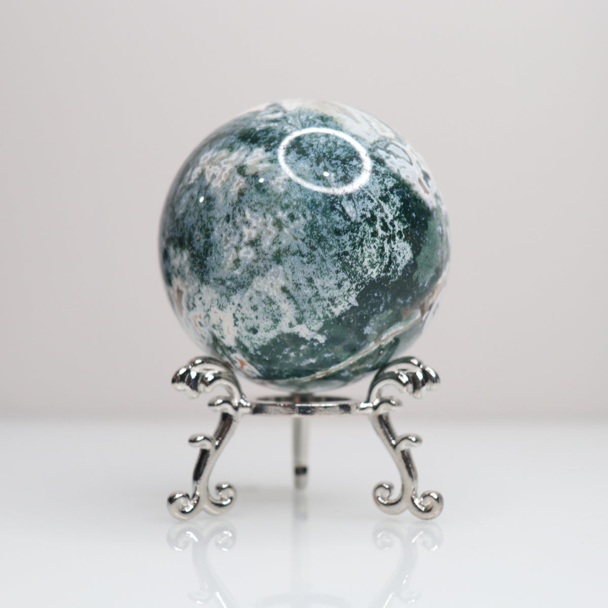 Moss Agate Sphere | 8