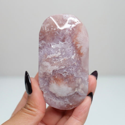 Flower Agate Palm Stone | 40