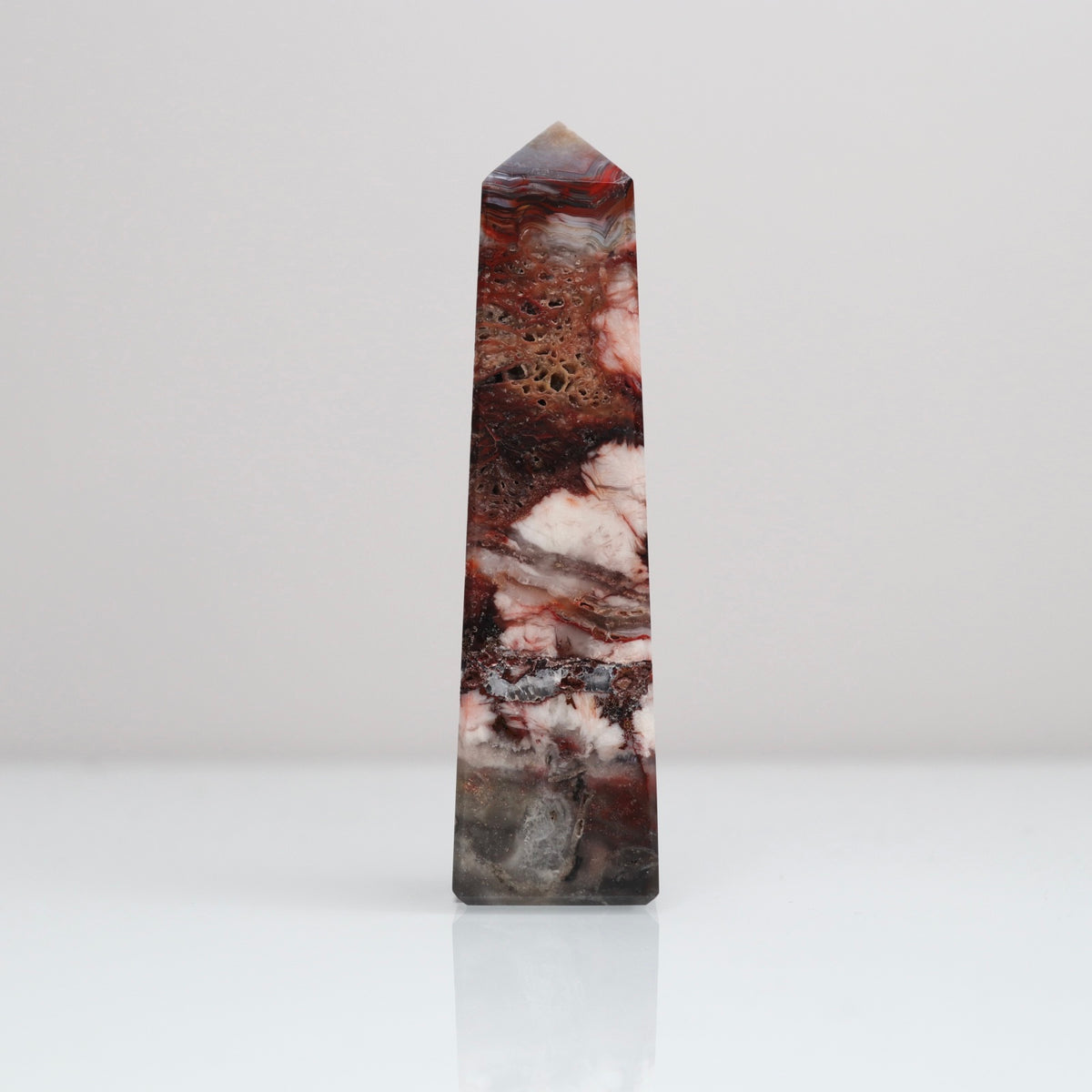 Mexican Lace Agate Tower 118