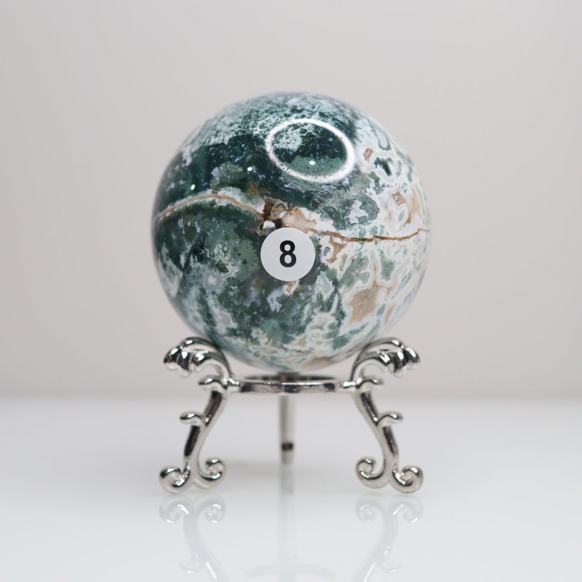 Moss Agate Sphere | 8