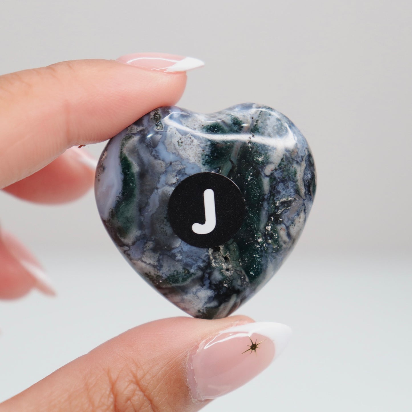 Ocean Jasper Heart | J