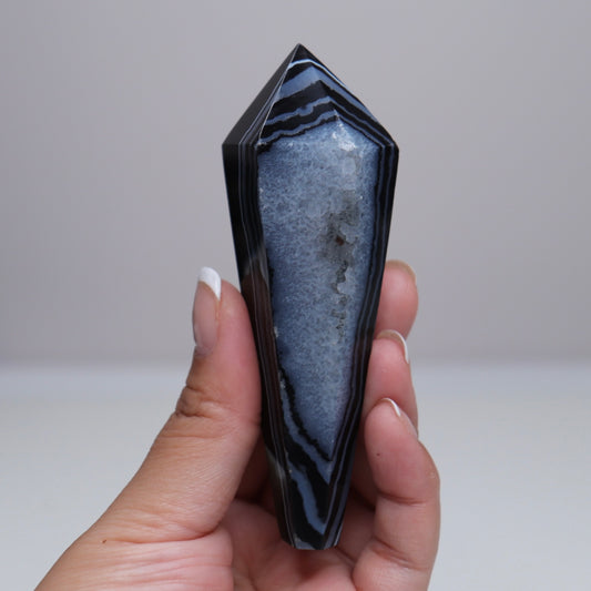 Black Agate Wand | 3*