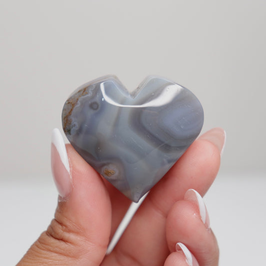 Moss Agate Heart | F