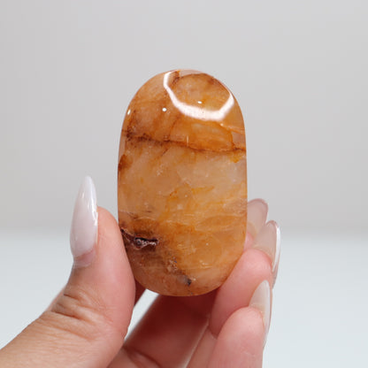 Golden Healer Palm Stone 10