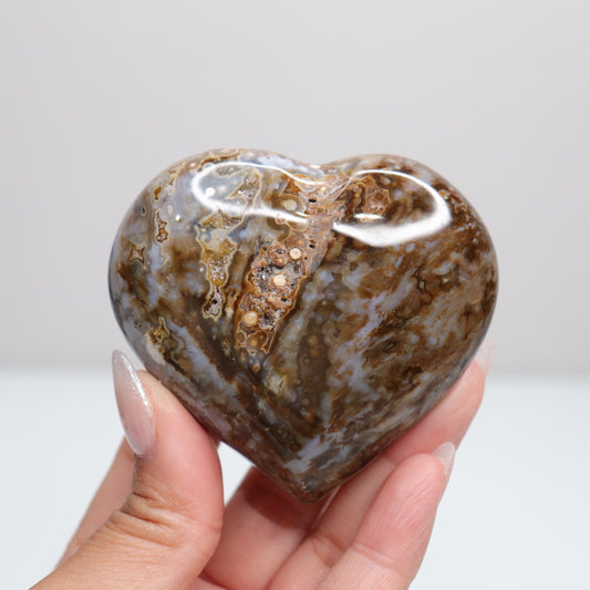 Ocean Jasper Heart | O