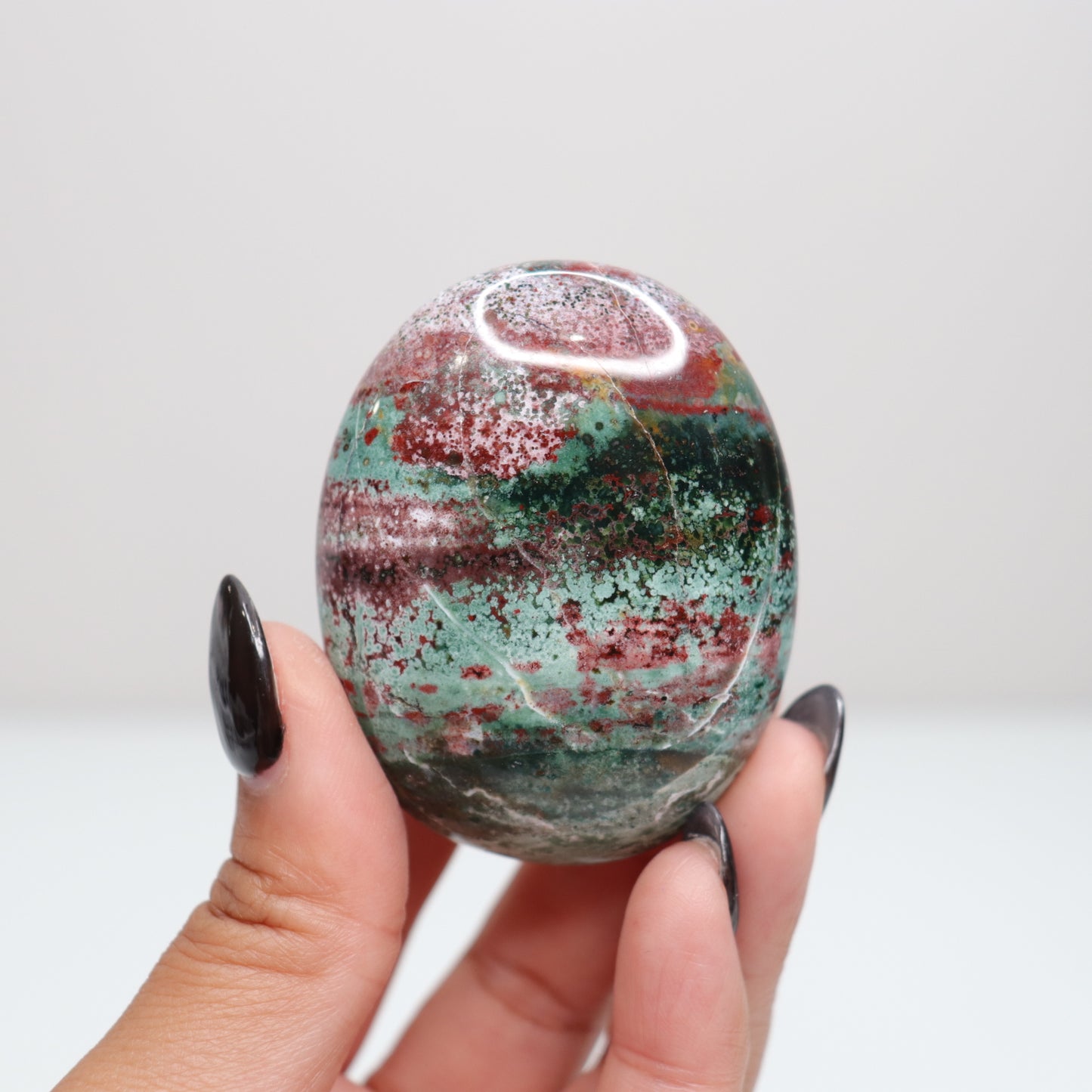 Unicorn Jasper Palm Stone 22