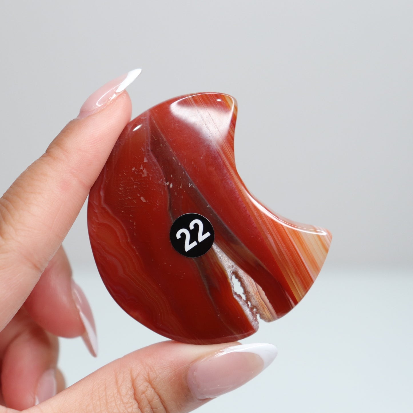 Carnelian Agate Moon 22