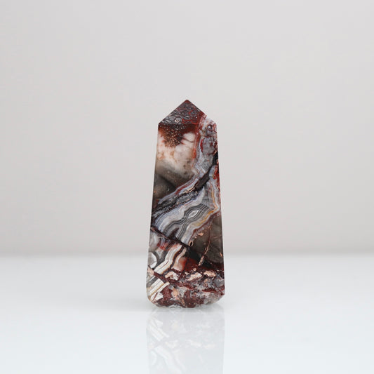 Mexican Lace Agate Tower 112