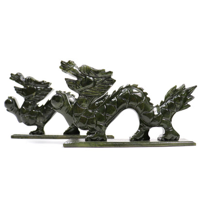 Nephrite Jade Dragons
