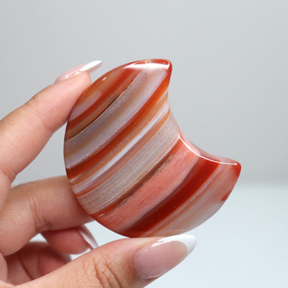 Carnelian Agate Moon 32
