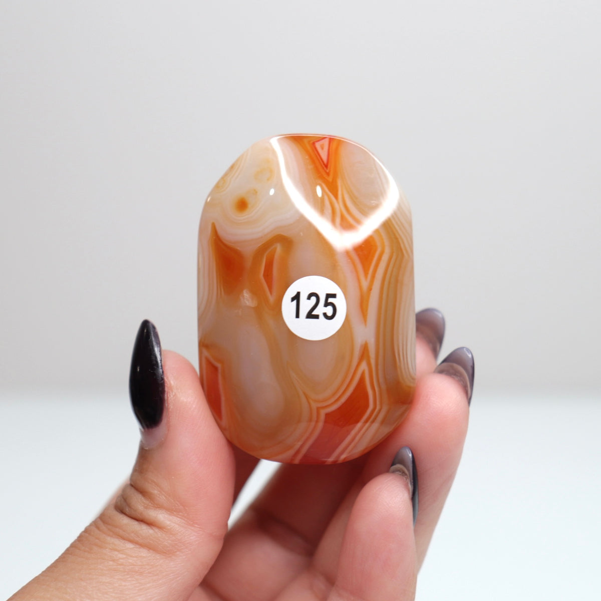 Carnelian Palm Stone | 125