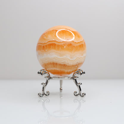 Orange Calcite Sphere | 4
