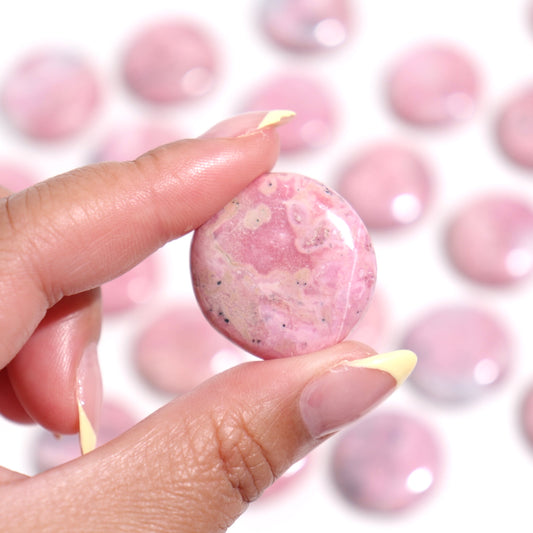 Rhodonite Mini Flat Stones
