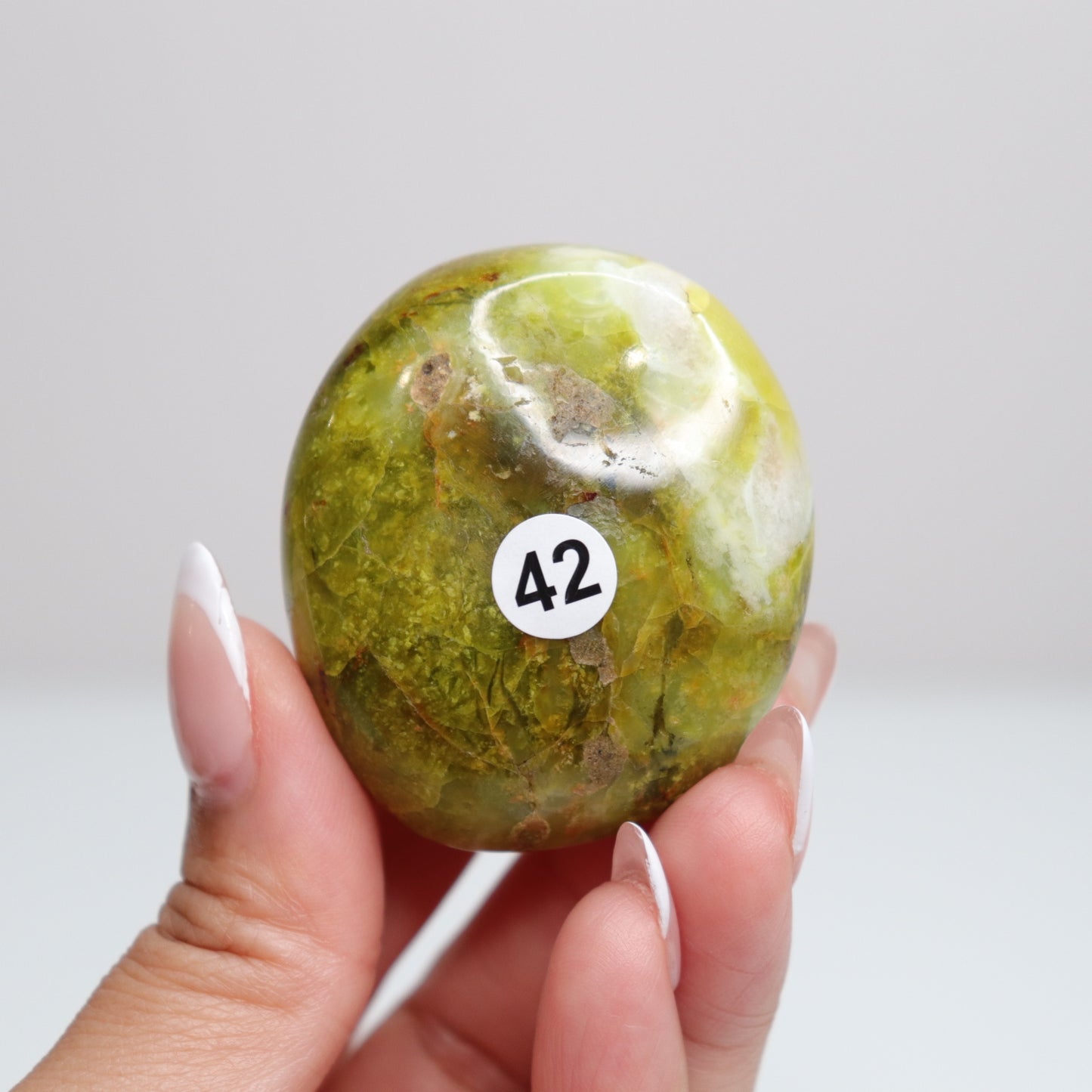 Green Opal Palm Stone 42