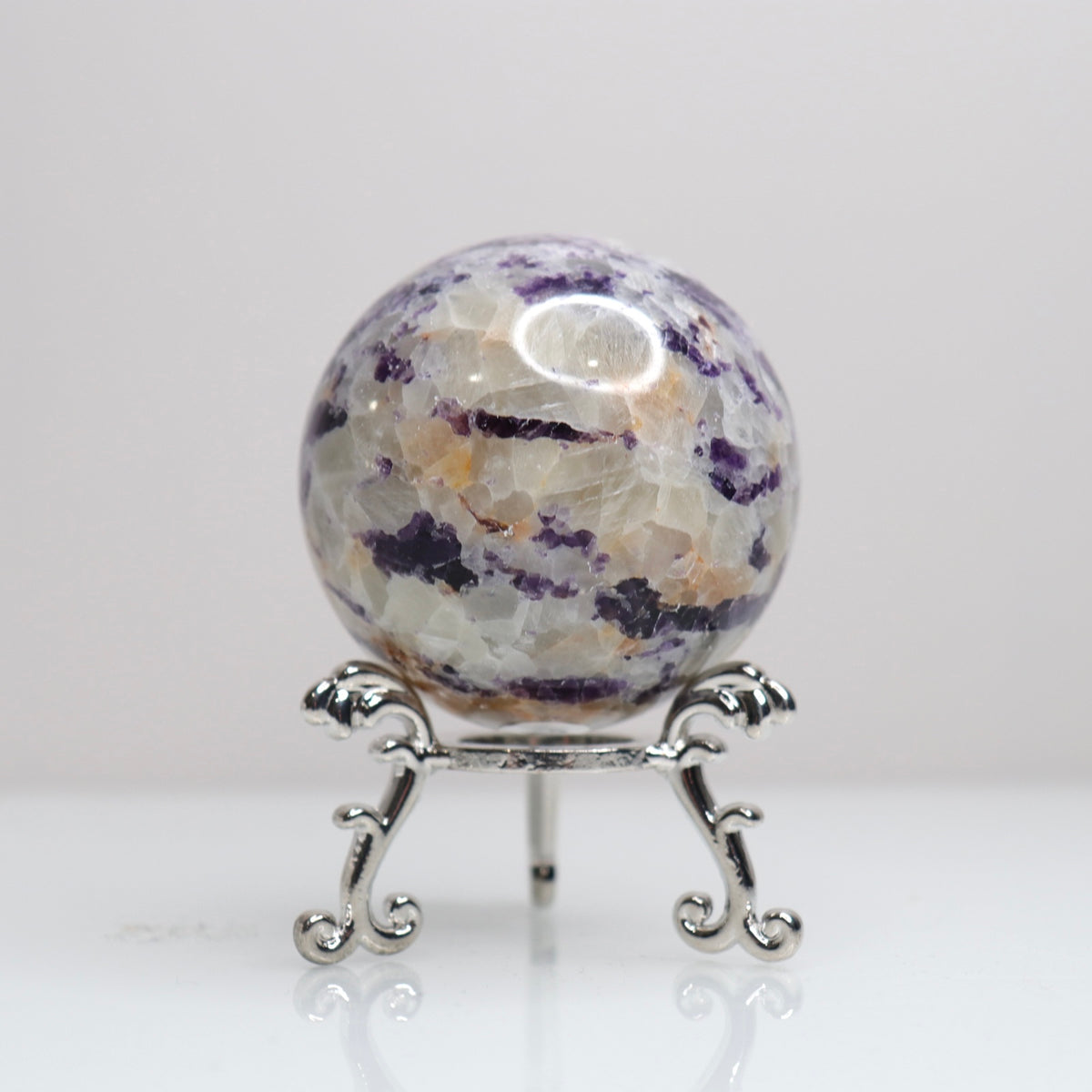 Fluorite & Calcite Sphere 2