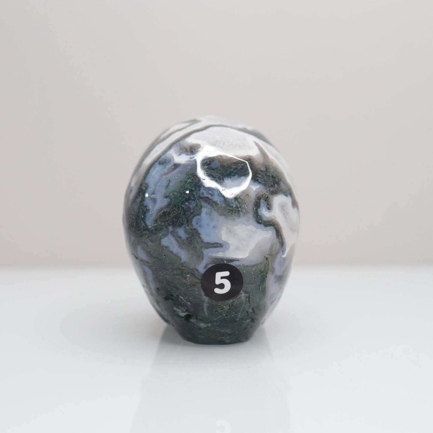 Moss Agate Skull | 5