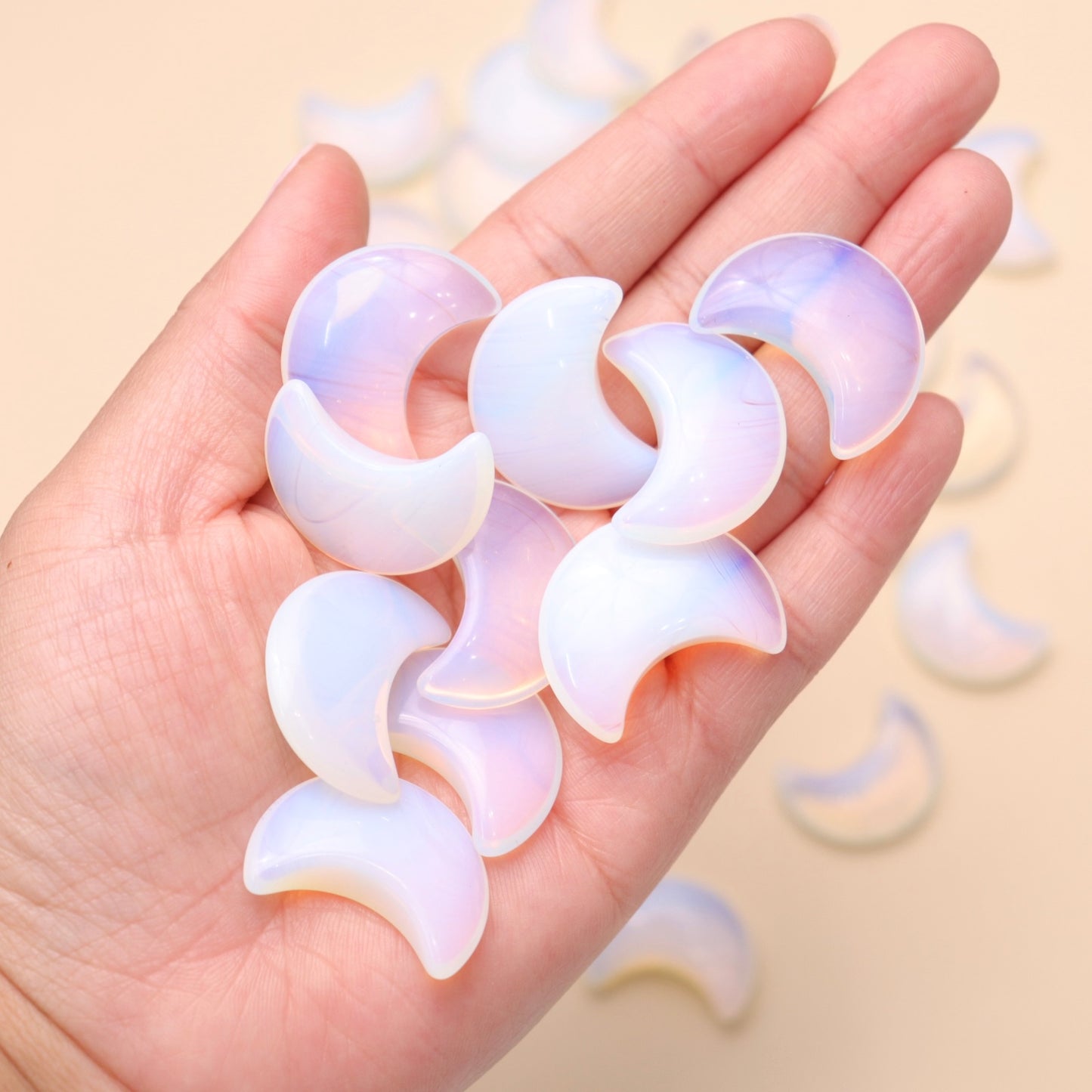 Opalite Moons (Man-made)