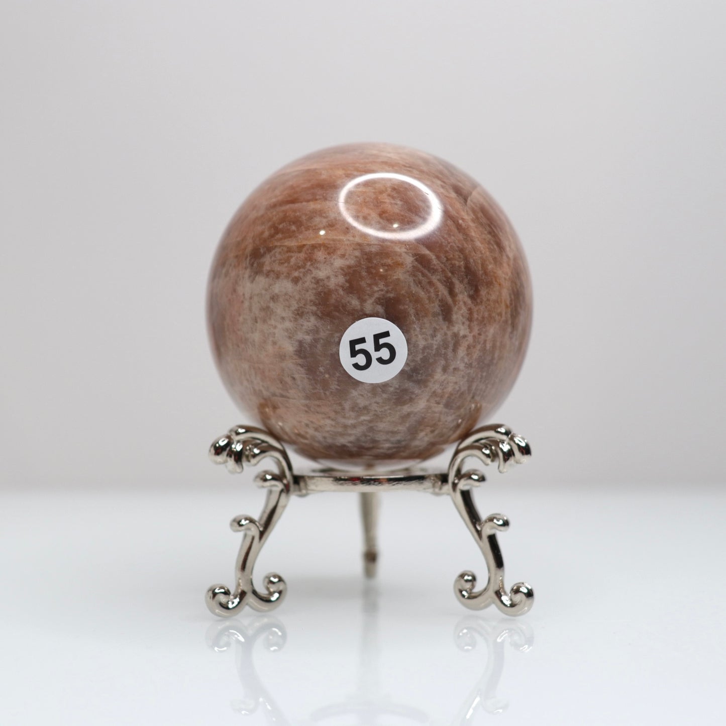 Peach Moonstone Sphere | 55*