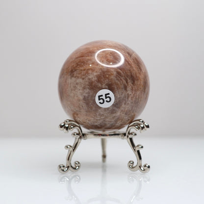 Peach Moonstone Sphere | 55*