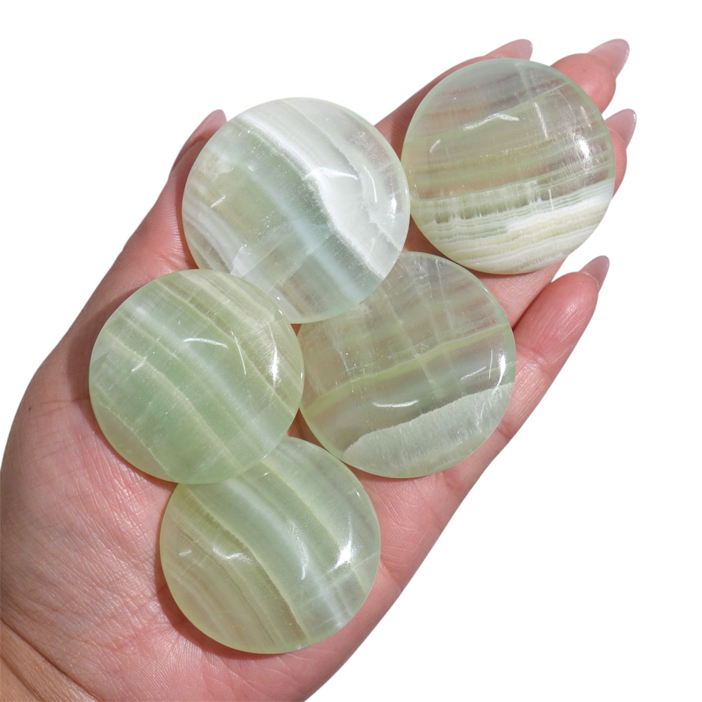Pistachio Calcite Flat Stones
