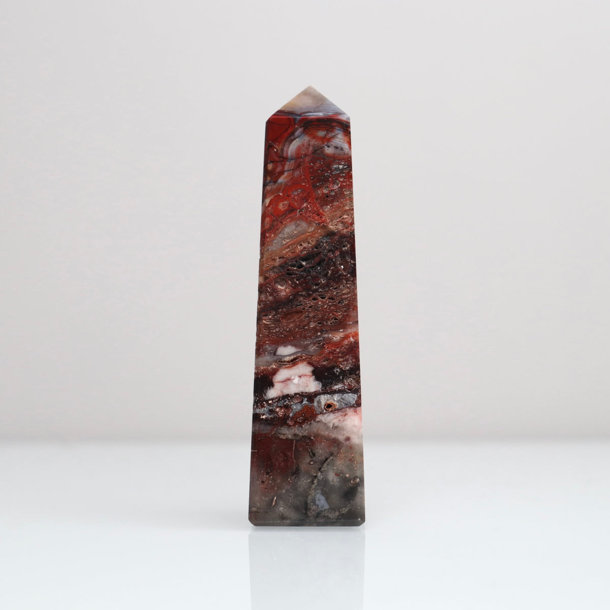 Mexican Lace Agate Tower 118