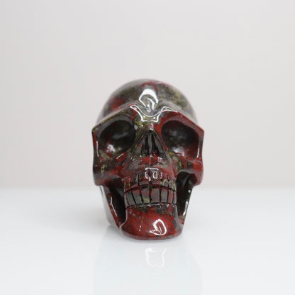 Dragon Bloodstone Skull