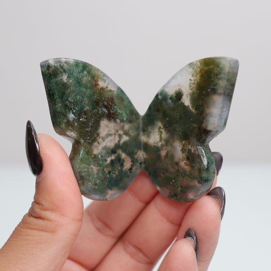 Moss Agate Butterfly 6