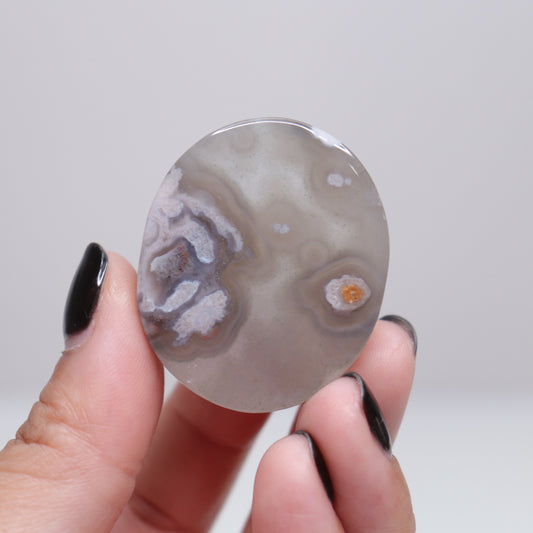 Flower Agate Round
