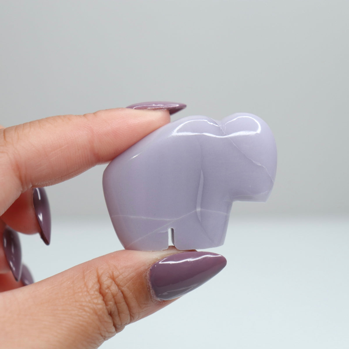 Lavender Fluorite Mini Buffalo 13