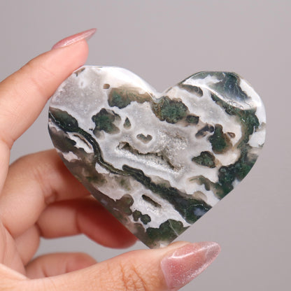 Moss Agate Heart | 29