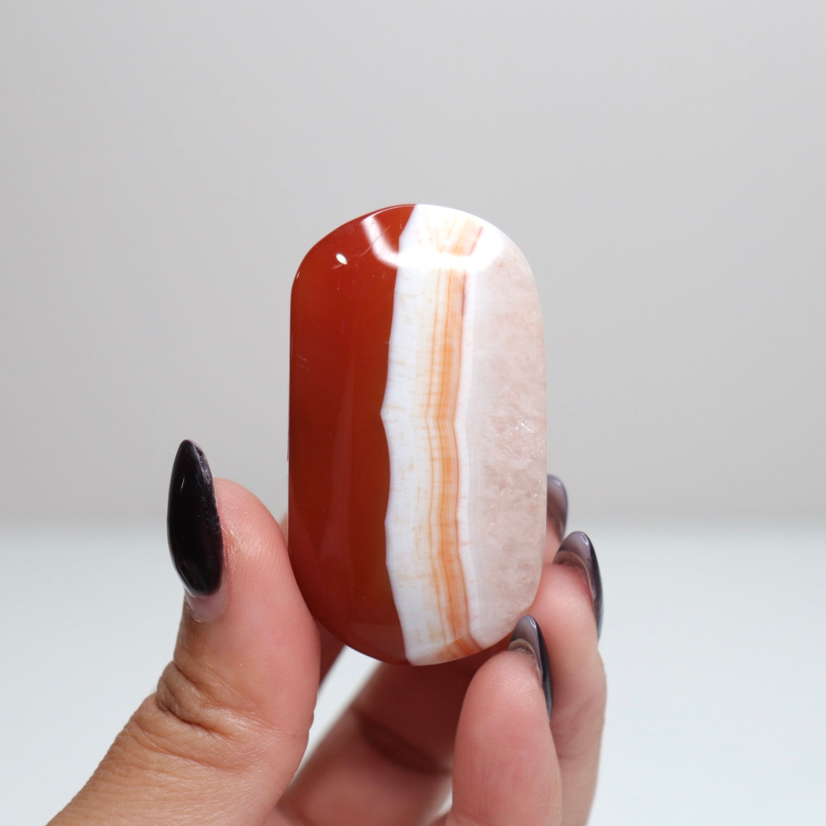 Carnelian Palm Stone | 123