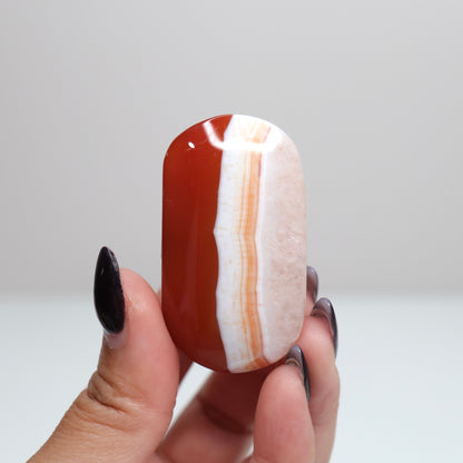 Carnelian Palm Stone | 123