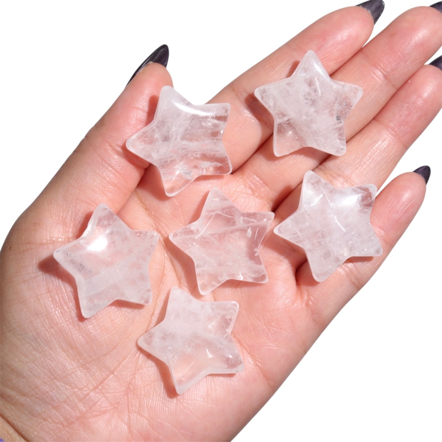 Clear Quartz Stars