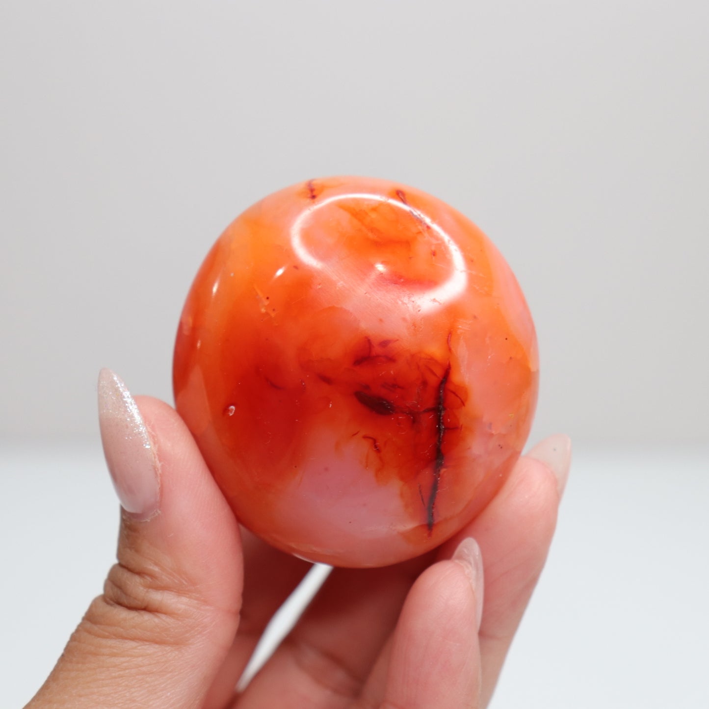 Carnelian Palm Stone 92*